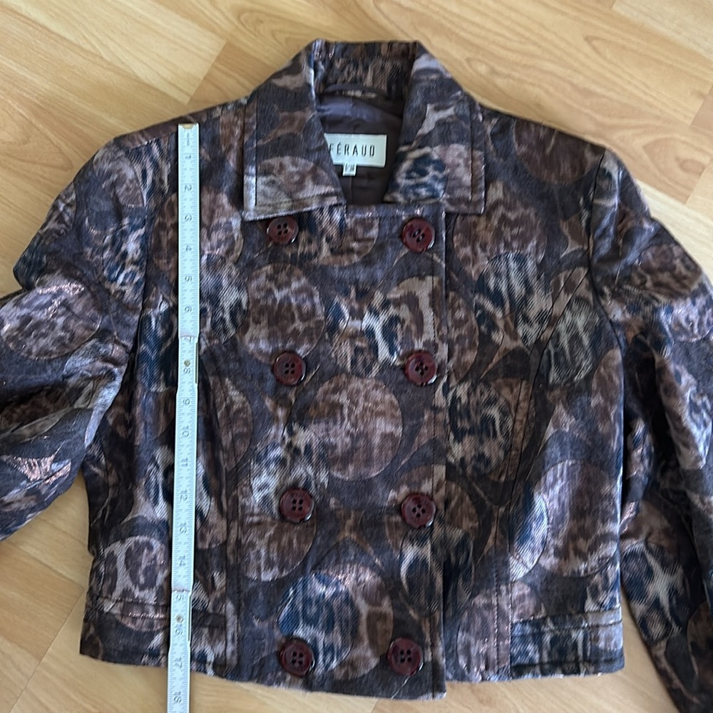 Louis Feraud Leopards Print Evening Jacket - Picture 11 of 14